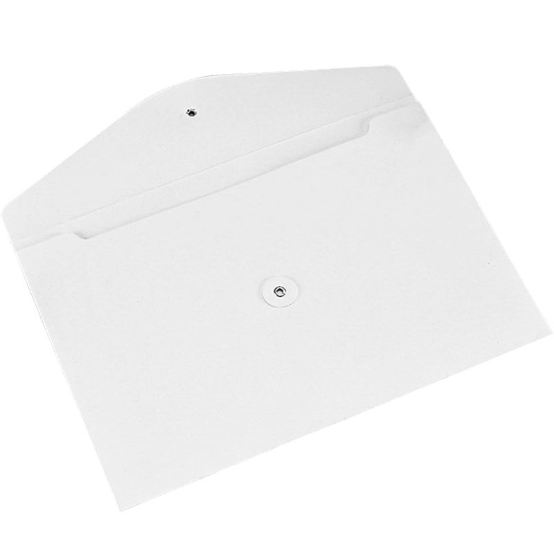 VANRA Kraft String Envelope File Folder Project Pockets File Jacket Document Organizer Flat-No Expansion A4 Letter Size (White, Pack of 5) - Image 4